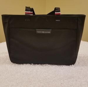 Authentic Tommy Hilfiger Nylon Black Tote Bag